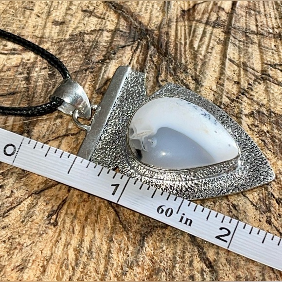 Dendritic Agate Pendant 2 1/4” - Picture 11 of 13